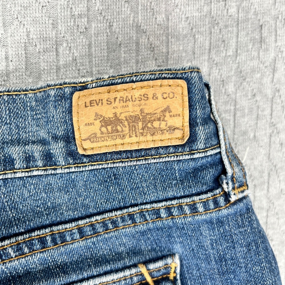 Levi's 515 Boot Cut Jeans Women 16/36X30 Medium Wash Blue Flap Pocket high-rise - Picture 13 of 16
